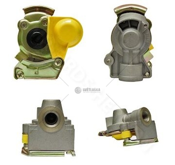 Hlavice spojovací žlutá auto M16x1,5