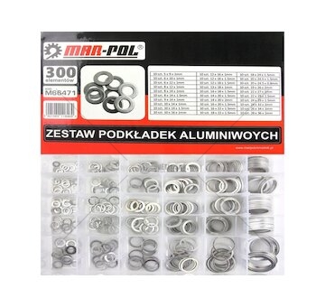Hliníková podložka, sada 300ks MAR-POL