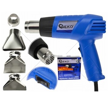 Horkovzdušná pistole 2000W, 4 trysky GEKO