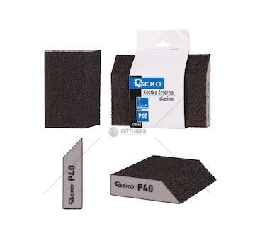 Houba brusná, zkosená, 125x90x25mm, P40 GEKO
