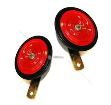 Houkačka elektrická 12V, 90mm - sada 2ks