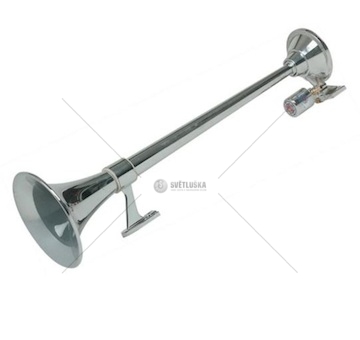 Houkačka vzduchová 12v/24v fanfára 1 tón m7-049/610mm 0102000_A
