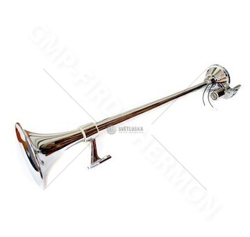 Houkačka vzduchová kulatá - délka 74cm AL 12/24V