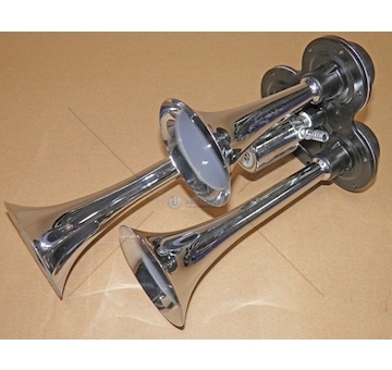 Houkačka vzduchová trubka dvojitá 15/21/27CM SORL 37980090010