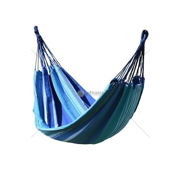 Houpací síť TEXTIL 200x100cm modro-bílá CATTARA