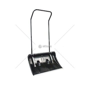 Hrablo obouručné na sníh ECO černé, 44x77 cm, kovová rukojeť