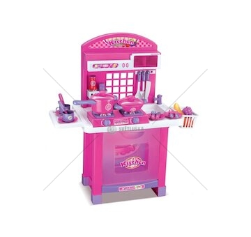 Hračka G21 Dětská kuchyňka Superior s příslušenstvím růžová