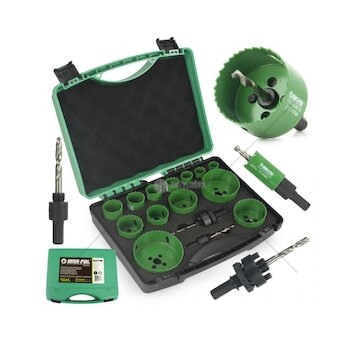 HSS korunkové vrtáky Bi-metal, sada 16ks MAR-POL