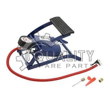 Hustilka nožní s manometrem