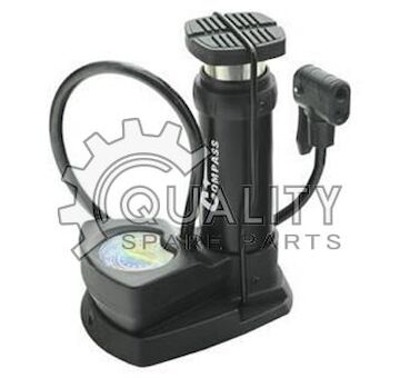 Hustilka nožní s manometrem VERTI