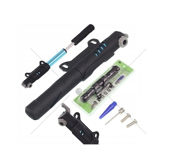 Hustilka ruční na jízdní kolo hliníková