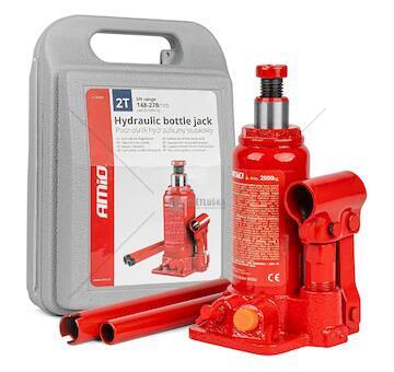Hydraulický pístový zvedák 2T v PVC boxu AMIO-04182