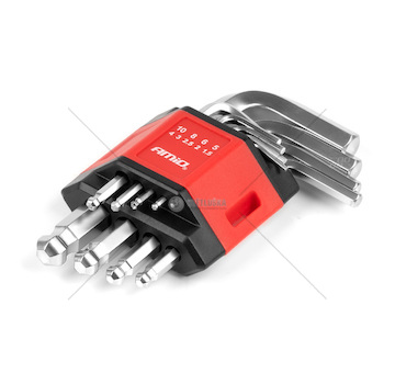 Imbusové klíče CRV 9ks AMIO-01041