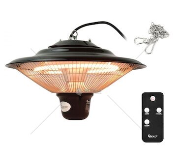 Infrazářič s dálkovým ovládáním 1500 W, závěsný - GEKO