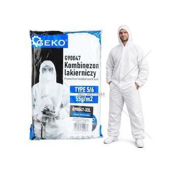Jednorázový oblek (overal) typ 5/6, 55 g/m², velikost XXL – GEKO