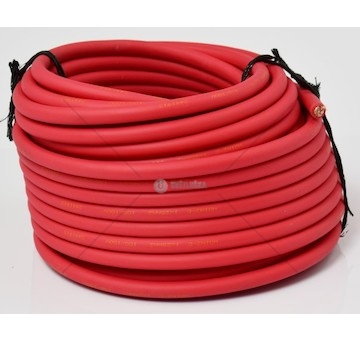 Kabel autobaterie LGY25 červená 25M  PE1X25/červená/25M