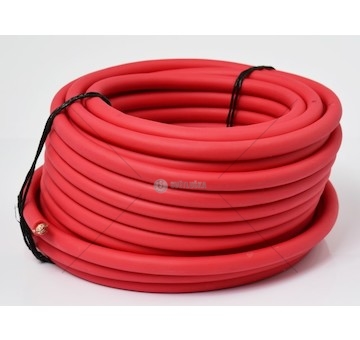 Kabel autobaterie LGY50 červený 25M  PE1X50/červený/25M