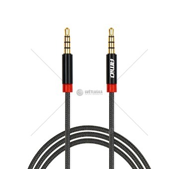 Kabel AUX jack-jack 3,5mm 100CM AMiO-03269