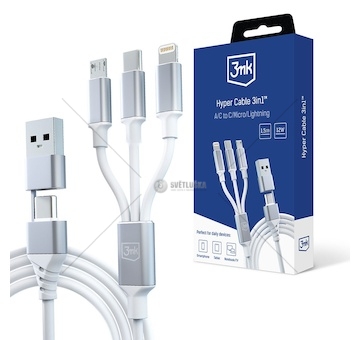 KABEL DO LADOWANIA 3W1 12W 3MK 3MK019