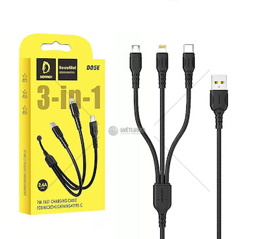KABEL DO LADOWANIA 3W1 MCM MCM003