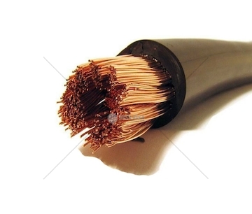 Kabel k autobaterie CZARNY  LGY50