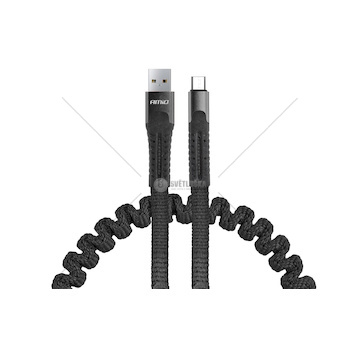 Kabel micro USB pružinový 120CM U-12 AMiO-02529