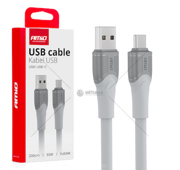 Kabel USB-A TO TYP-C 60W 200cm FullLINK model X111 AMiO-04290