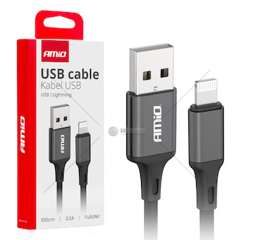Kabel USB na nabíjení 2A 100cm FullLINK AMiO-03901