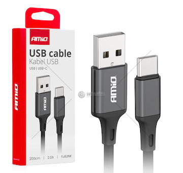 Kabel USB na USB-C 2A 200cm FullLINK AMIO-03900