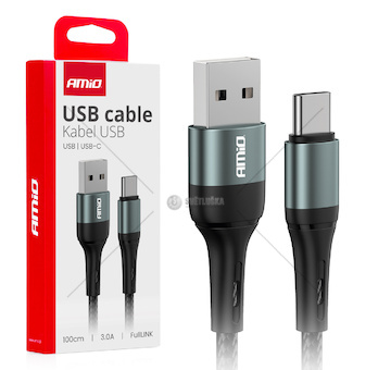 Kabel USB na USB-C 3A 100cm FullLINK AMIO-03911