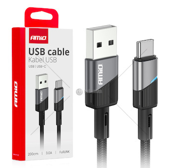 Kabel USB na USB-C 3A 200cm FullLINK AMIO-03924