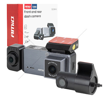 Kamera do auta se zadní kamerou 4K + 1K + 2K WLAN WIFI UHD 512 GB AMIO-04802