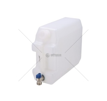 Kanystr 10l plastový čirý s kovovým kohoutem 047