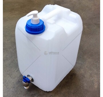 Kanystr na vodu 10L BD1 s dávkovačem mýdla 150ml