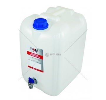Kanystr na vodu 10L M-1 bílý spodní nízký kohout