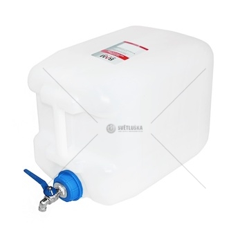 Kanystr na vodu 10L s horním kohotem na vodu - nízký typ 2N