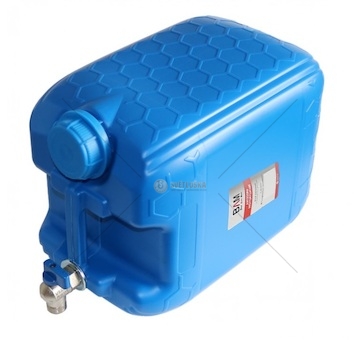 Kanystr na vodu 20L modrý kohout horní BM1