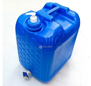 Kanystr na vodu 20L ND1 s dávkovačem mýdla 150ml