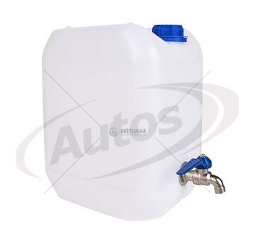 Kanystr plastový na vodu 10l s kovovým vypouštěcím kohoutkem 0156771_A