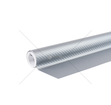 Karbonová fólie stříbrná 3D 30cm x 150cm AMiO-02600