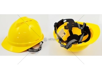 KASK OCHRONNY Z ZAPIECIEM CZTEROPUNKT  01HEL-VIZ