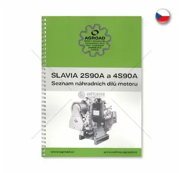 Katalog motoru slavia 2s90a, 4s90a | KA0035