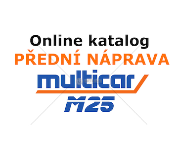 ! Katalog Multicar M25 - Přední náprava