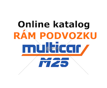 ! Katalog Multicar M25 - Rám podvozku