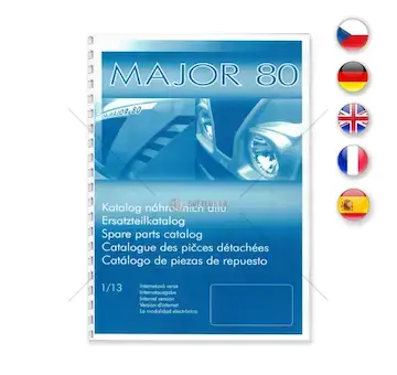 Katalog náhradních dílů major 80 5-ti jazyčný | 222.212.656