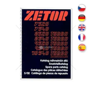 Katalog nd pro zetor 7520-10540 uř iii 8/02 | 11.370