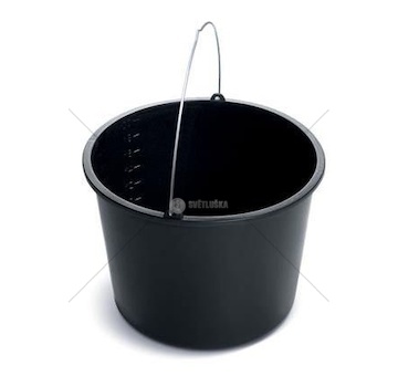 Kbelík 20L černý KBU20-S411