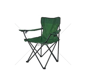 Kempingová židle skládací, zelená KELTIN