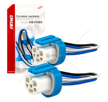 Keramické patice 2 ks HB1/HB5 9004/9007 AMIO