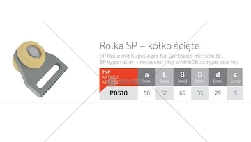 Kladka bočnice 29*35 EDSCHA,ANBA  P0510